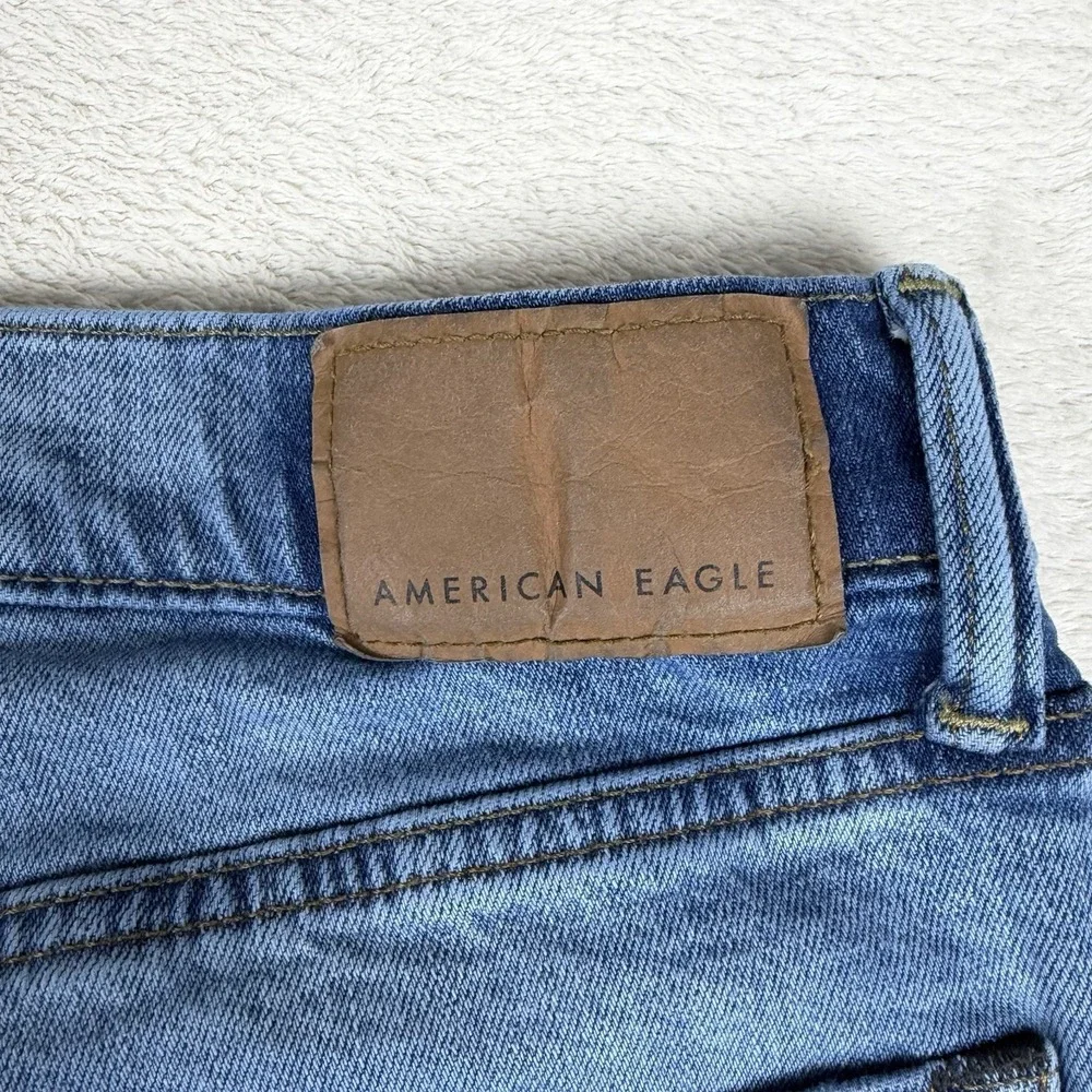 American Eagle Original Straight Easyflex Jeans Men's 28x30 Light‎ Wash Stretch